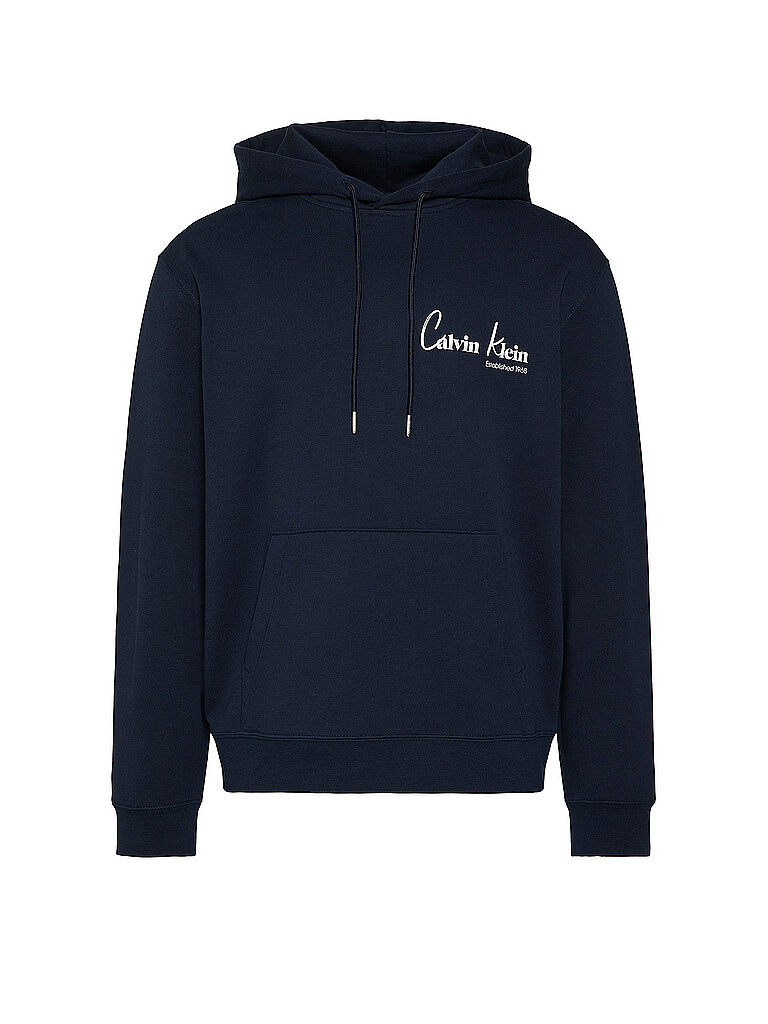 Calvin KLEIN JEANS Kapuzensweater - Hoodie dunkelblau   XL herren